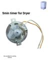 Timer 5min 2 wires timer for cloth dryer. 