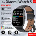 Watch 5 Global Version Smartwatch Men Women HD AMOLED Display Heart Rate Bluetooth Call Track Waterproof Sports Smart Watch.