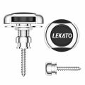 LEKATO Heavy-Duty Strap Locks, Quick Release Security System, Anti-Rust Alloy for Electric Guitar, Bass & Ukulele, 2-Pack. 
