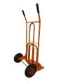 Hand Truck Trolley, Dolly, Box Cart, Sack Barrow, Sack Truck, Two Wheeler Truck, Hard Rubber Wheels 10 inches, 225kg Load Capacity, 48.25" Height, 24" Width, Depth 18-3/8" / 31-3/8". 
