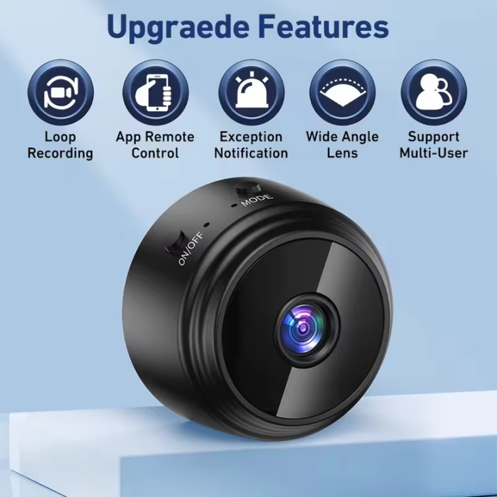 1 4pcs Mini Wireless Camera Wifi Hidden Motion Detection, And Home Security For Indoor Outdoor Pet Monitoring USB