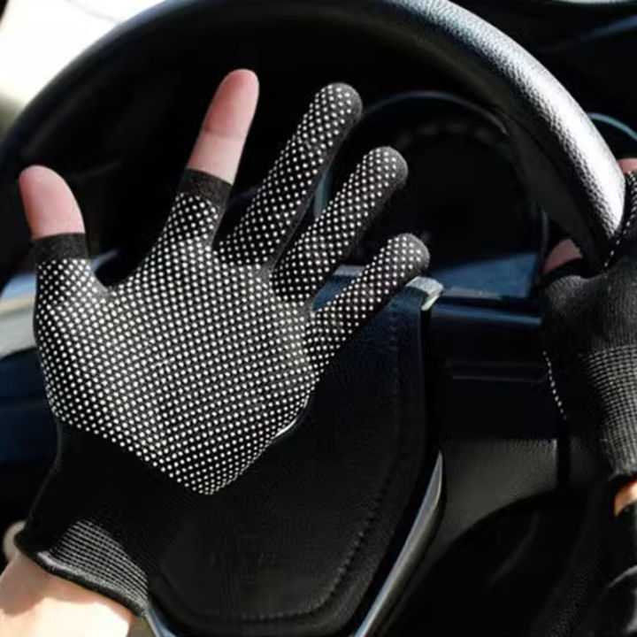 1/5/10Pairs%20Cycling%20Gloves%20Non-slip%20Touchscreen%20Half%20Finger%20Gloves%20Nylon%20Summer%20Outdoor%20Fitness%20Breathable%20Motorcycle%20Gloves%20-%20Image%202