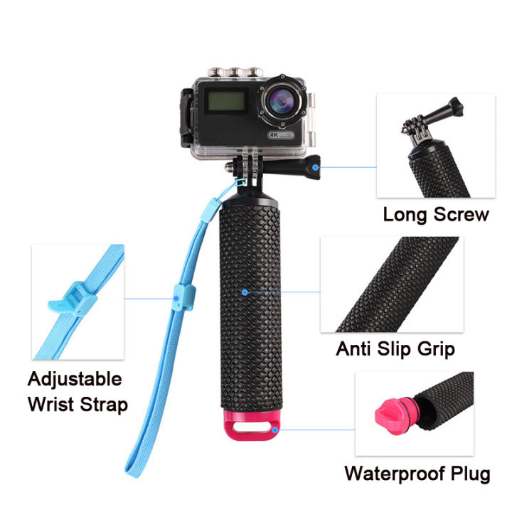 Action%20Camera%20Handler%20Floating%20Hand%20Grip%20Holder%20Mount%20for%20%2013%2012%2011%2010%209%20Insta360%20X4%20Underwater%20Camcorder%20Diving%20Snorkeling%20-%20Image%204