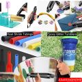 127/328pcs Heat Shrink Tube with 300W Hot Air  2:1 Shrinkable Wire Shrinking Wrap Tubing Cable Connect Cover Protection DIY. 