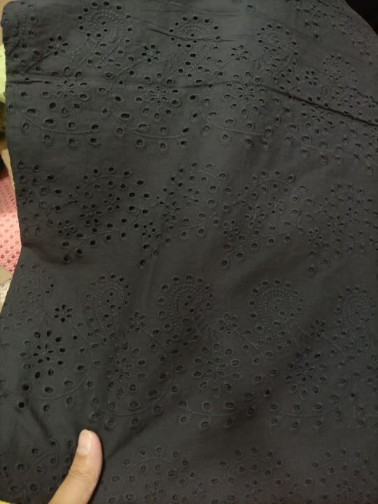 Black colour chicken kari 1pcs  shirt fabric