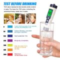 Digital 5 in 1 Salinity TDS EC PH Temp Tester with ATC, High Accuracy Salinity Tester for Hydroponics Seawater Aquariums Marine Monitoring and Koi Fish Pond pH Tds Meter. 