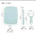 New arrival 💥2748 Fruit Vegetable Peeler Ceramic Knife Cutting Board Set Handheld Planer Stainless Steel Blade Potato Slicer Kitchen Accessories. 