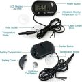 Digital Aquarium Thermometer with Probe Suction Cup Fish Tank Water Electronic Thermometer Measurement Degrees Celsius ℃. 