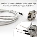 Ender 3 Thermistor 1m/39.4Inches, 3D Printer ohm NTC 100K 3950 Thermistor Temp Sensor Compatible for Creality Ender 3/Ender. 