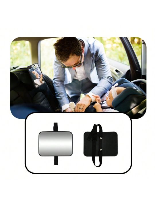 1pc%20Shatterproof%20Baby%20Car%20Mirror%20Car%20Safety%20Seat%20Rearview%20Mirror,%20Easy%20Install,%20Universal%20Fit%20-%20Image%203