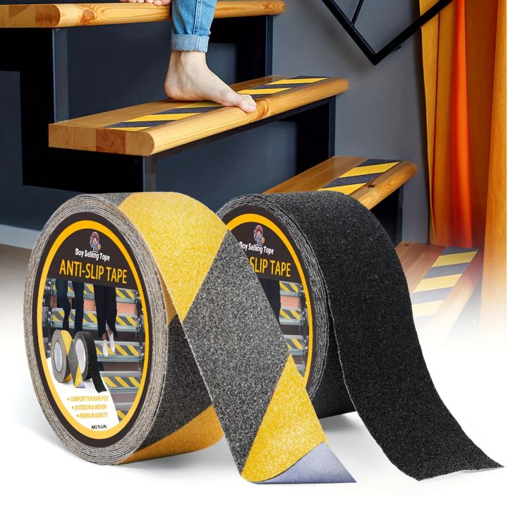 Anti slip safety tape， used for anti slip of stairs and steps, strong ...