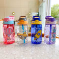 Cute Little Boys Plastic Cup Children Water Cup Sippy Cup Creative Handy Cup Duck Beak Children Cup Students Water Cup. 