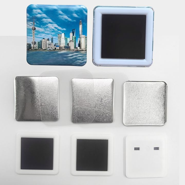 50x50mm Square Badge Maker Machine Rotary For DIY Making Refrigerator ...