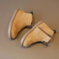 Autumn Winter Baby Boys Girls Boots Oxford Suede Children Casual Shoes Outdoor Anti-slip Infant Shoes Plush Kids Ankle Boots. 