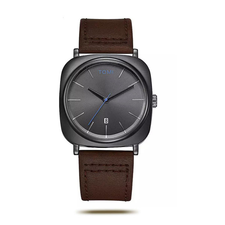 TOMI%20Watch%20for%20Men%20Leather%20Strap%20Quartz%20Watch%20Business%20Casual%20Style%20Multiple%20Colors%20Model%20T084%20-%20Image%202