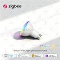 Zigbee 3.0 GU10 LED Bulb Lamps Smart Light 5W RGBCW Dimmable Spotlight Works With Gateway Alexa Echo Smartthings Bridge Z2MQTT. 