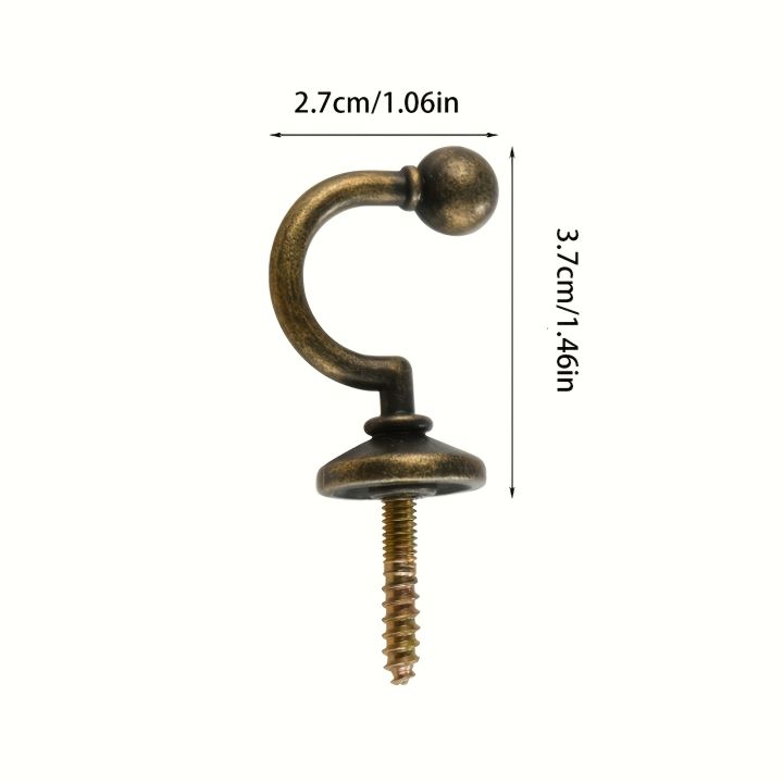 8pcs%20Wall-Mounted%20Curtain%20Holder%20Window%20Tassel%20Rack%20Clothes%20Coat%20Towel%20Rack%20Durable%20Home%20Decorative%20Hooks%20-%20Image%202
