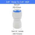 RO Aquarium Accessories  Quick Connector 1/8 1/4 3/8 1/2 3/4BSP Female Thread Adapter Straight Combination Tube. 