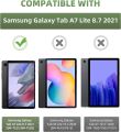 Case for Samsung Galaxy Tab A7 Lite 8.7 Inch 2021 (SM-T220/T225) Slim Heavy Duty Shockproof Rugged High Impact Protective Case.