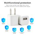 1-5Pcs USB Wall Charger Adapter Fast Charging For iPhone 14 13 12 11 Pro Max XR XS X 8 7 6 Plus iPad Travel Adapter US Plug.