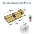Replacement of lock cylinder for home interior anti-theft doors Keyed door lock Zinc alloy copper alloy 60mm 70mm 80mm. 