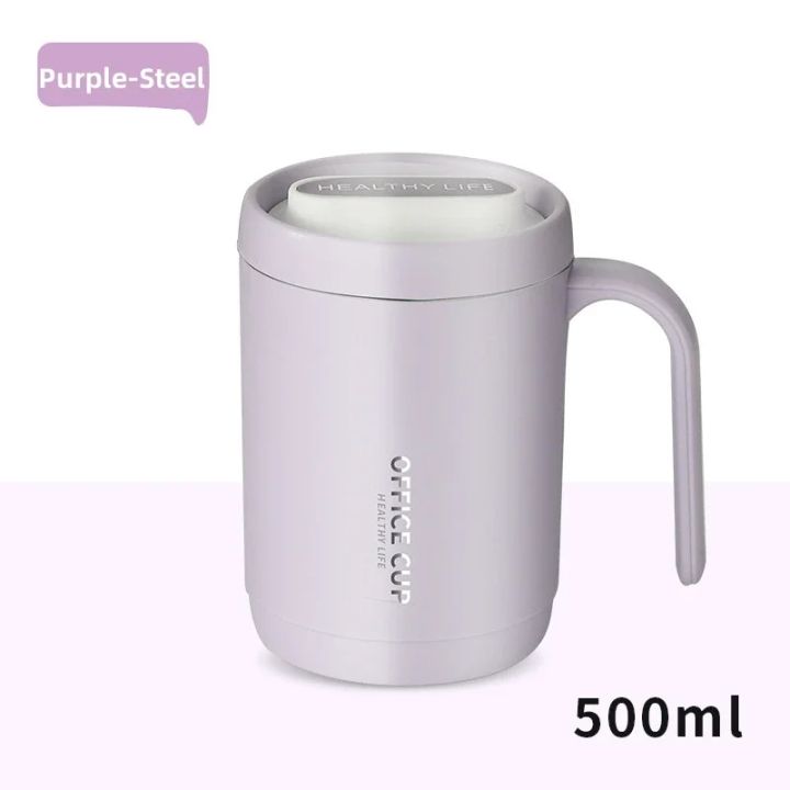 500ML%20Coffee%20Cup%20with%20Handle%20and%20Lid%20304%20Stainless%20Steel/PP%20Liner%20Coffee%20Mug%20Breakfast%20Milk%20Cup%20Home%20Office%20Student%20Water%20Cups%20-%20Image%208