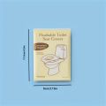 Disposable Toilet Seat Cover Portable Travel Camping Hotel Bathroom Toilet Mat Pads Degradable Soluble Water Toilet Covers Paper. 