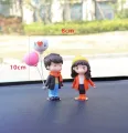 Car Accessories Interior Woman Ornament Cute Creative Desktop Couple Valentine's Day Present Car Center Console Decoration. 