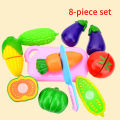 Children's Small Toys Set Fresh Fruit Vegetables Cutting Toy Funny Kitchen Simulation Suit Food Learning Early Educational . 