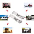 1 Pair Car License Plate Frame Holder Trailer Number Plate Clips Spring Loaded Stainless Steel Bracket Truck Frame Holder Clamp. 