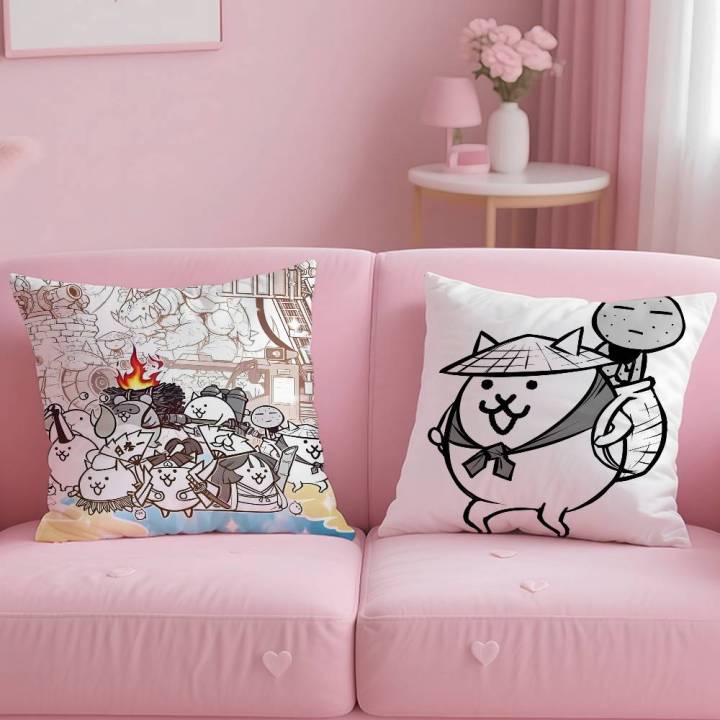 B-Battle%20Cats%20Anime%20Pillow%20Case%20Anti-dustmite%20Pillowcase%20Invisible%20Zipper%20Silky%20Short%20Plush%20Sofa%20Cushion%20Cover%20-%20Image%202