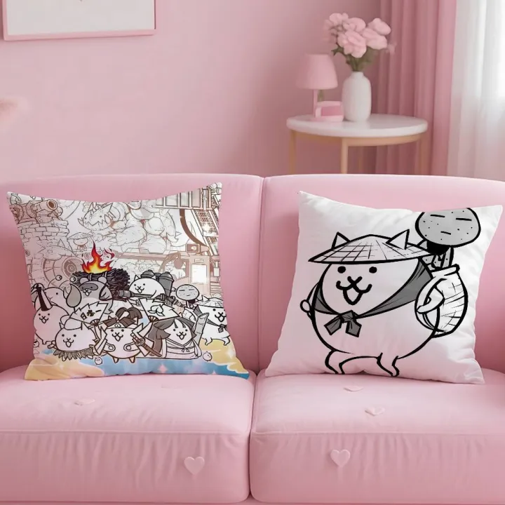 B-Battle%20Cats%20Anime%20Pillow%20Case%20Anti-dustmite%20Pillowcase%20Invisible%20Zipper%20Silky%20Short%20Plush%20Sofa%20Cushion%20Cover%20-%20Image%202