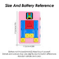 Huarong Road Magnetic Suction Block Sliding Puzzle for CHILDREN's Logical Thinking Training Brain-burning Board Game Toys.