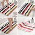 Flocking Carpet Bedside Foot Mat Door Mats Kitchen Bathroom Water Absorption and Anti slip Mat Toilet Bathroom Floor.