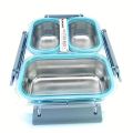 Tedemei 3 Containers Lunch Box (1200 Ml) - Convenient 3-Container Lunch Box For On-The-Go Meals.