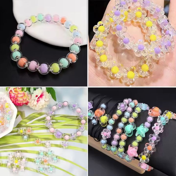 100pcs%20Sunflower%20Acrylic%20Beads%20Matte%20Transparent%20Mixed%20Color%20Star%20Spacer%20Loose%20Beads%20DIY%20Bracelets%20Necklace%20Jewelry%20Accessories%20-%20Image%206