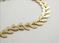Bay Leaf Chain Bracelet Gold/Silver plated Adjustable Chain Bracelet Best Gift for Girls/Womens. 