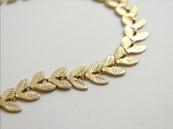 Bay%20Leaf%20Chain%20Bracelet%20Gold/Silver%20plated%20Adjustable%20Chain%20Bracelet%20Best%20Gift%20for%20Girls/Womens%20-%20Image%203