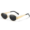 New Sunglasses For Women And Men Sun Glasses Alloy Oval Eyewear. 