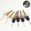 4Pcs Black/Rose Gold/Silver Liquor Pourers, Stainless Steel Liquor Bottle Pourers for Alcohol, Bar Accessories Pour Spouts. 