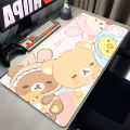 Korilakkuma Rilakkuma Cute Desk Mat Extended Anime Mousepad Computer Non-slip Large Mouse Pad Office Accessories Pc Table Carpet. 