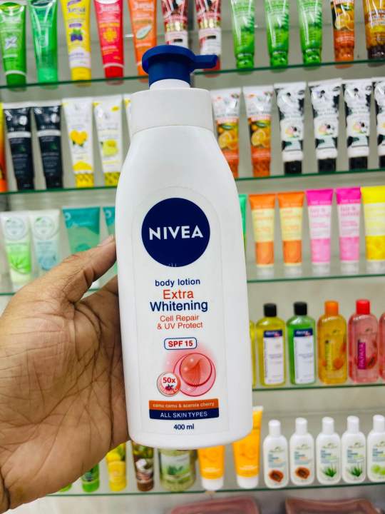 Nivea%20Body%20Lotion%20Extra%20Whitening%20Cell%20Repair%20&%20UV%20Protect%20SPF%2015%20400ml%20ALL%20SKIN%20TYPE%20-%20Image%205