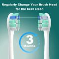 Replacement Toothbrush Heads For HX6730/HX6721/HX3216/HX9362/HX3210/HX6013/HX9063/HX6063 Bright White Brush Heads Nozzles C3 W3.