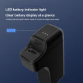 Premium Rechargeable Battery Pack 3400mAh Charging Kit Endurance External Portable Back Clip Power Bank for PS5 Elite Controller. 