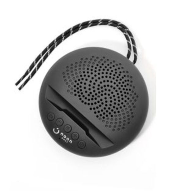 Noon East Portable Bluetooth Speaker with phone stand, TWS function and USB playback Black