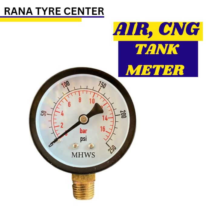 AIR PRESSURE GUAGE | GAUGE METER / AIR TANK METER WITH 150 PSI, 160 PSI, 220 PSI, 250 PSI AIR PRESSURE METER