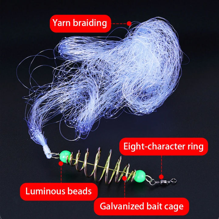 1pcs%20Fishing%20Net%20Trap%20Mesh%20Luminous%20Bead%20Netting%20Sea%20Fish%20Net%20Tackle%20Design%20Copper%20Shoal%20Cast%20Gill%20Feeder%20Fishing%20Trap%20-%20Image%202