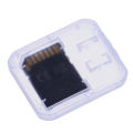 10pcs Clear Plastic Memory Card Case Stick Micro SD TF Card Storage Box Protection Holder Transparent Memory Card Storage Boxes. 