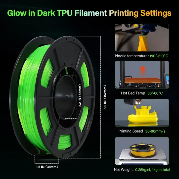 TPU%20Glow%20in%20The%20Dark%203D%20Printer%20Filament,%20TPU%2095A,%20Blue,%20Green,%20Yellow,%20Purple%20250g/250%20*%204%20Pack,%201.75mm%203D%20Printer%20Filament.%20-%20Image%204