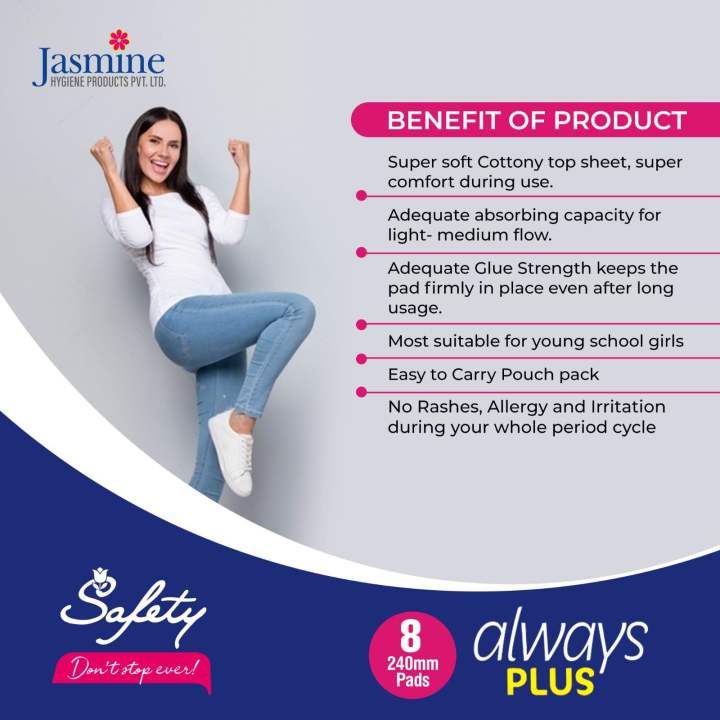 3%20packs%20of%20Safety%20Always%20Plus%20240%20mm%20Sanitary%208%20Pads/pack%20-%20Image%203